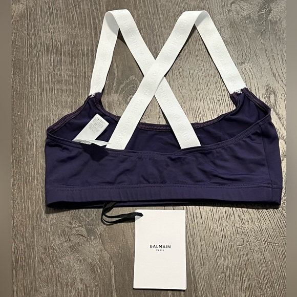 BALMAIN**Purple Sportsbra**F 36; US 4 $295 - Picture 3 of 4